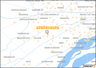 map of Upāna Khurd