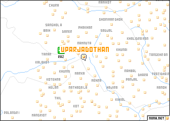 map of Uparja Dothān
