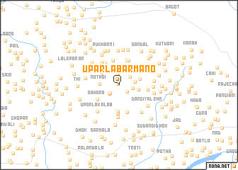 map of Uparla Barmāno