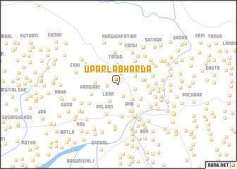 map of Uparla Bhārda