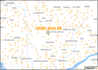 map of Uparla Kalāb