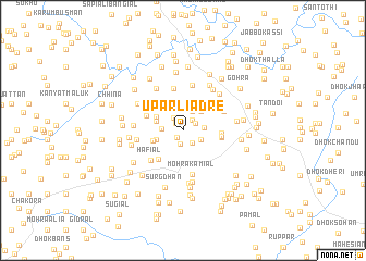 map of Uparli Adre