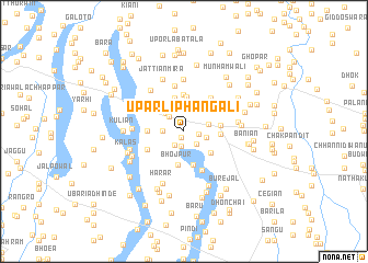 map of Uparli Phangāli