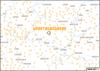 map of Uparta Dandasar