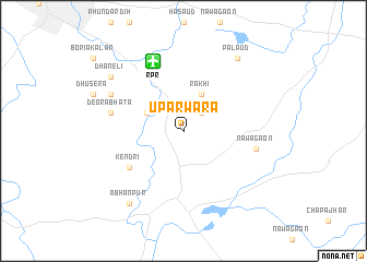 map of Uparwāra