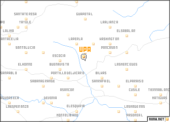 map of Upá