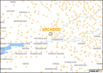 map of Ŭpchŏn-ni