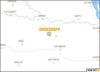 map of Updegraff