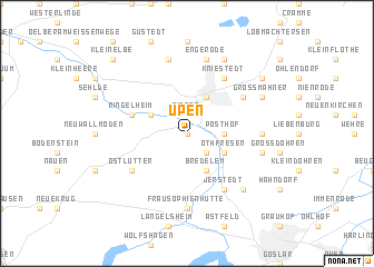 map of Upen