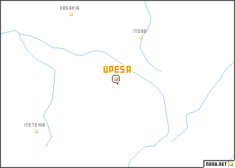 map of Upesa