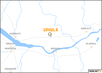 map of Uphula