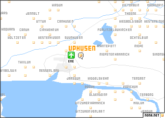 map of Uphusen