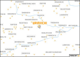 map of Upirvichi