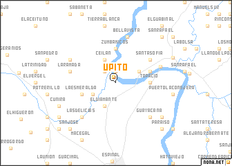 map of Upito