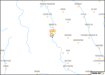 map of Upi