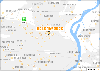 map of Uplands Park