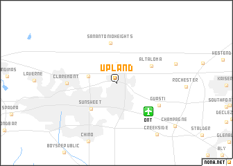 map of Upland