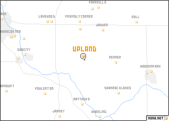 map of Upland