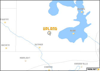 map of Upland