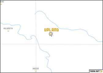 map of Upland