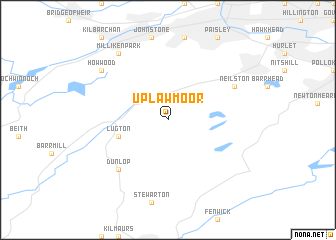 map of Uplawmoor