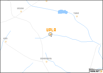 map of Upla