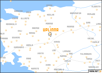 map of Uplinna