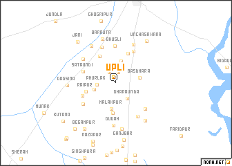 map of Upli