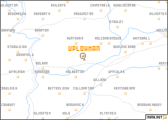 map of Uplowman
