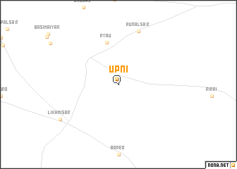 map of Upni