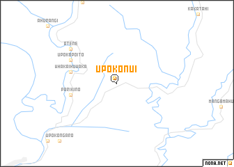 map of Upokonui