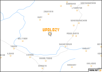 map of Upolozy