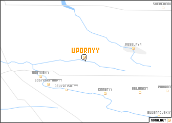 map of Upornyy