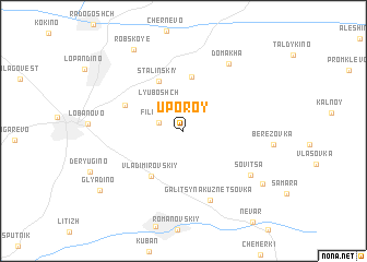 map of Uporoy