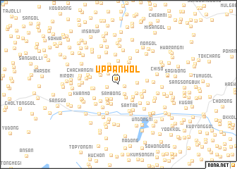 map of Uppanwŏl