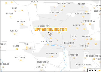 map of Upper Arlington