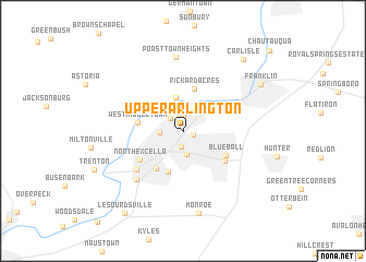 map of Upper Arlington
