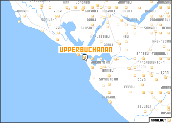 map of Upper Buchanan