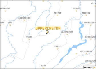 map of Upper Castra