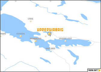 map of Upper Diabaig