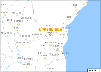 map of Upper Digos