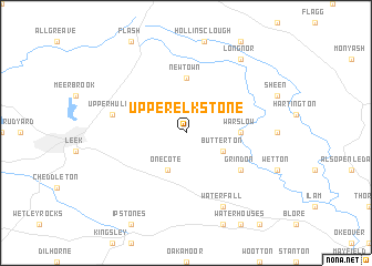 map of Upper Elkstone