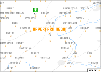map of Upper Farringdon