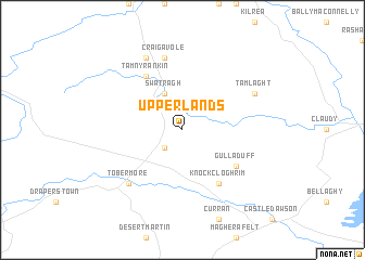 map of Upperlands