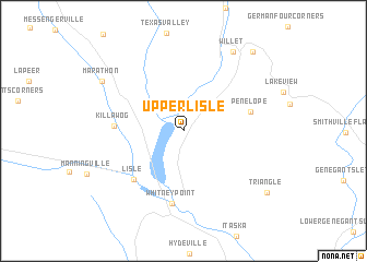 map of Upper Lisle