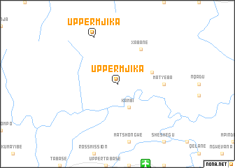 map of Upper Mjika