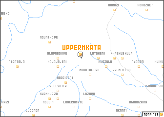 map of Upper Mkata