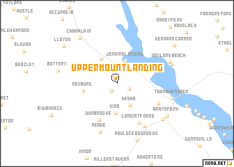 map of Upper Mount Landing