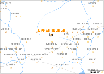 map of Upper Ndonga