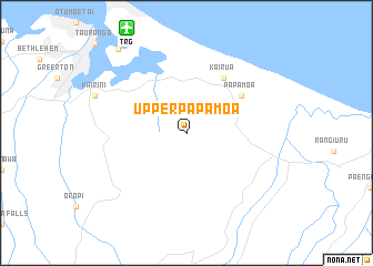 map of Upper Papamoa